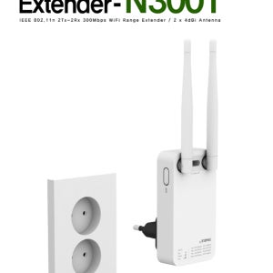 IPTIME EXTENDER N300T 와이파이 공유기 확장기 증폭기