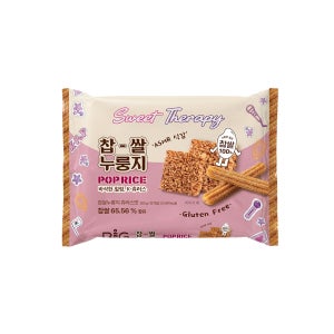 찹쌀 누룽지팝스낵 POP RICE 쌀과자 츄러스, 300g, 1개
