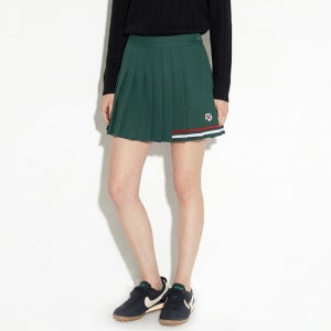 여성 골프 스커트 플리츠 주름 스커트 스트라이프 골프웨어 라운딩룩 STRIPE