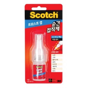 3M 스카치 순간접착제 트위스트캡 10g (AD110)