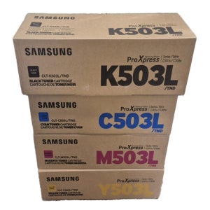 삼성 순정토너 SL C3010ND 대용량 4색 검정 8000매/컬러 각 5000매