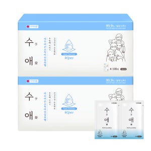 자우버 수애 손소독티슈 100매X2개