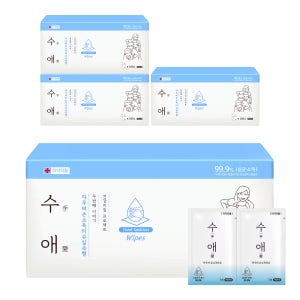 자우버 수애 손소독티슈 100매X4개