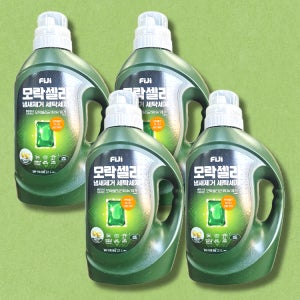 모락셀라 냄새제거 세탁세제 2.1L, 허브향, 4개