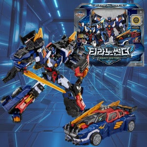 [N배송] 슈퍼공룡파워 미니특공대 티라노썬더 레거시 에디션 한정판 변신 합체 로봇 장난감