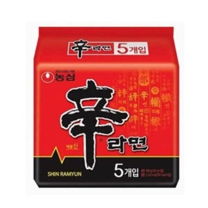 신라면 봉지 5개 팩 농심