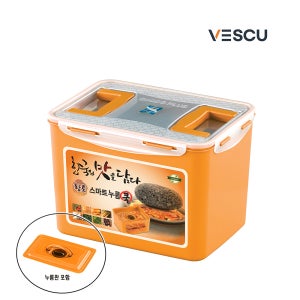 베스쿠 황토김치통 누름판 12L 김치보관용기
