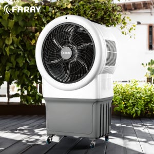 화레이 산업용 냉풍기 이동식 업소용 공장 대형 얼음선풍기 55리터