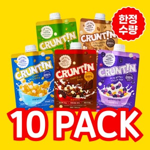 크런틴 크런치볼 단백질쉐이크 5가지맛 샘플팩 10개입