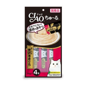 이나바 챠오츄르 고양이 간식 SC-150 참치+제이타크혼마구로, 56g, 1개