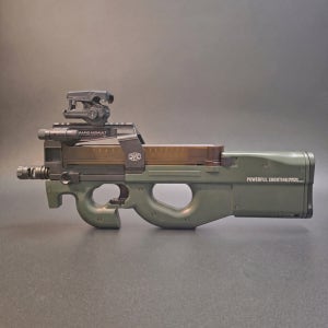 펀프라임 P90 젤블라스터 수정탄 전동건 배그총