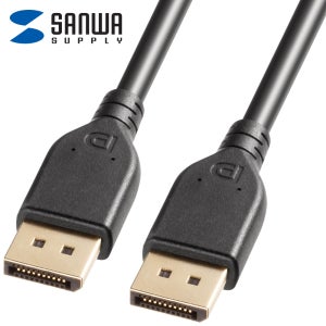 강원전자 산와서플라이 VESA 공식 인증 DisplayPort 2.1 DP40 케이블 2m KC-DP4020