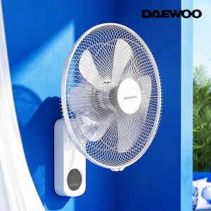 대우 벽걸이 선풍기 40cm 리모컨 업소용 가정용 사무실 벽 식당 저소음 주방 거실 5엽
