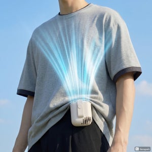 오아 바디팬맥스 미니 휴대용 선풍기 목걸이 넥 밴드 초경량 무선 목풍기 허리 클립형