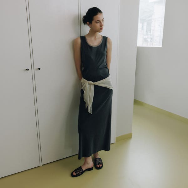 [루에브르] Draped Sleeveless Maxi Dress SW6MO712-13