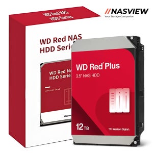 WD RED PLUS 12TB 하드디스크 WD120EFBX NAS 전용 HDD