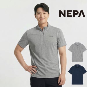 네파 반팔티 쿨티 냉감 폴리메쉬 남자 기능성 티셔츠 7L35422