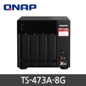 QNAP TS-473A-8G 4베이 타워형 NAS 큐냅 나스 하드 미포함