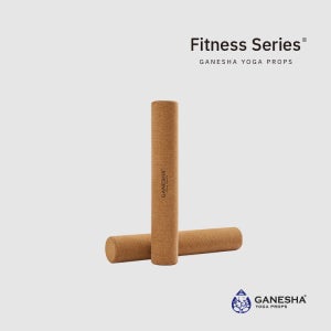 가네샤요가프랍스 NEW 가네샤 코르크 하드 폼롤러 미디움 60cm