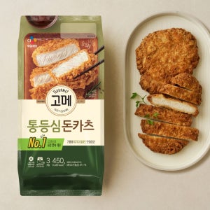 [에어프라이어OK] 고메 통등심 돈카츠 냉동 돈까스 450g, 4개