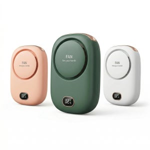 본연채 무소음 클립팬 목걸이 휴대용 선풍기 넥선풍기