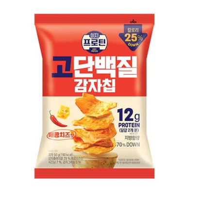 이지프로틴 고단백질 감자칩: 매콤치즈맛