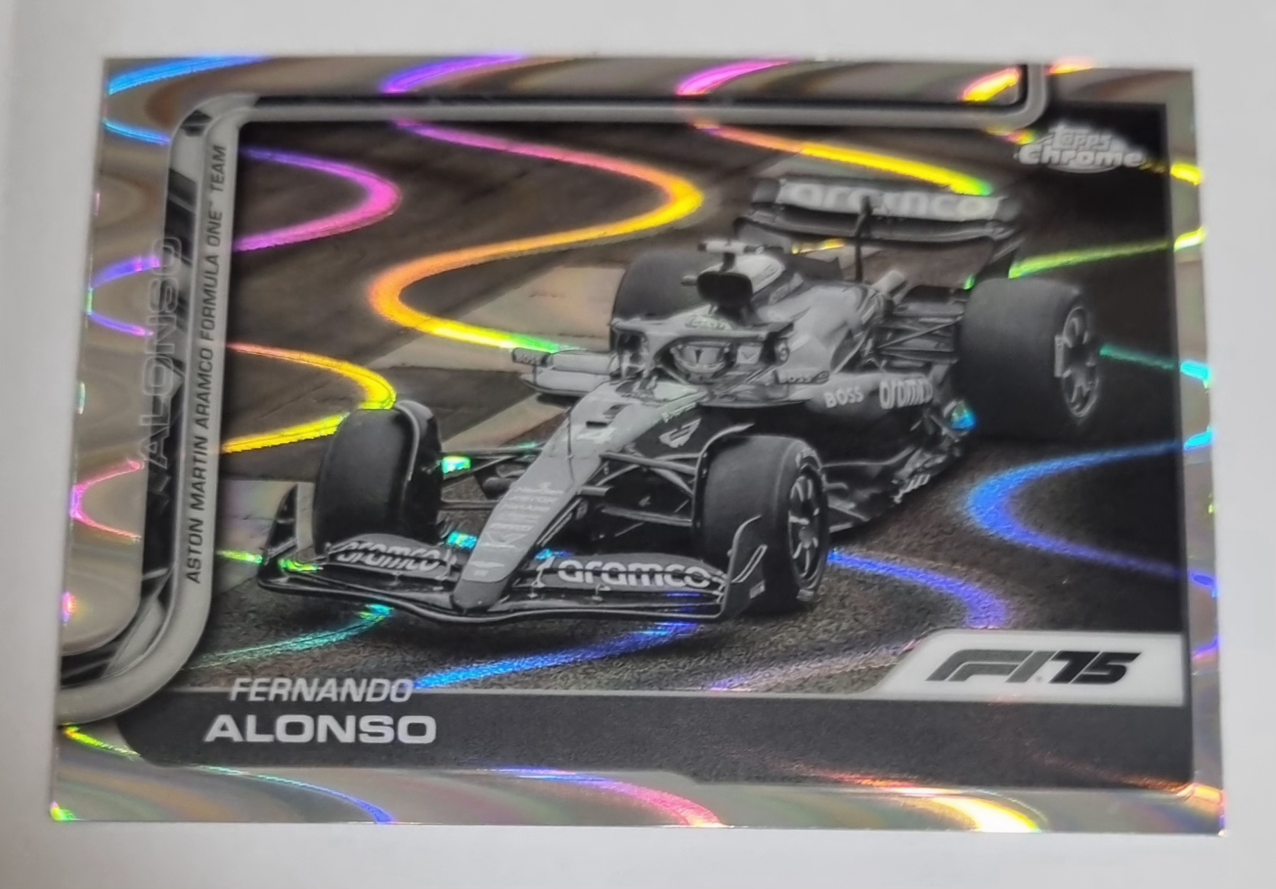 2025 F1 알론소 레이웨이브 카드 TOPPS CHROME 카드 탑스 크롬