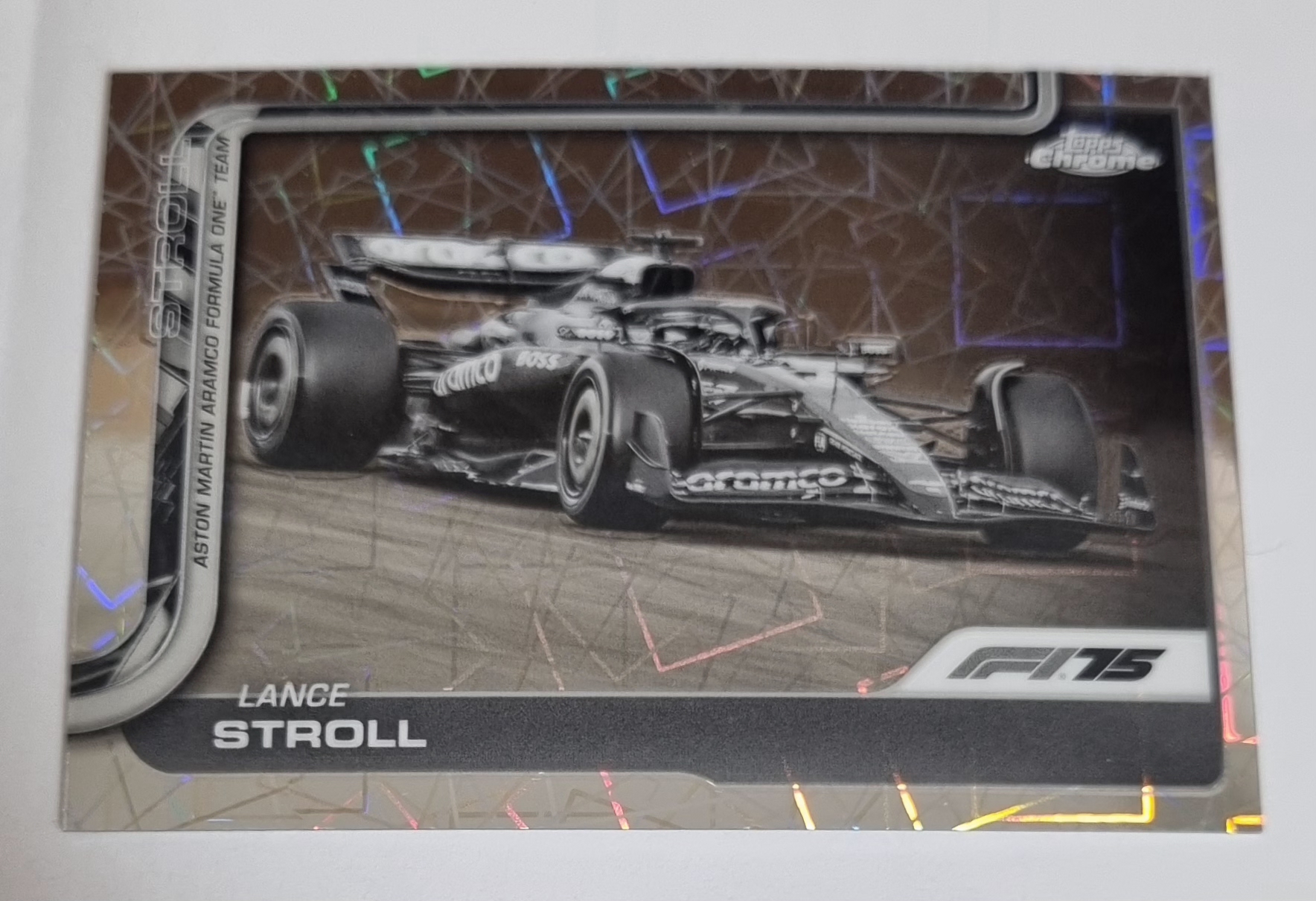 2025 F1 랜스 스트롤 레이저 카드 TOPPS CHROME 카드 탑스 크롬