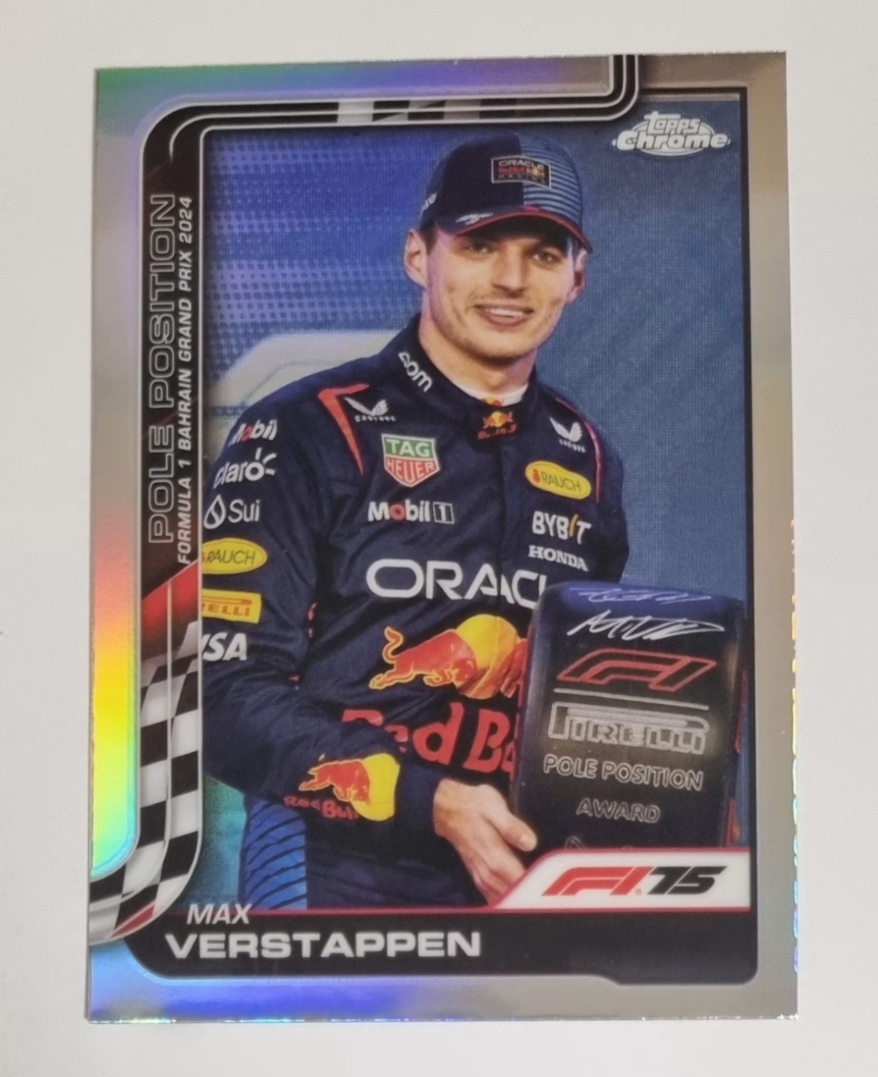 2025 F1 막스 베르스타펜 리플렉터 카드 TOPPS CHROME 카드 탑스 크롬