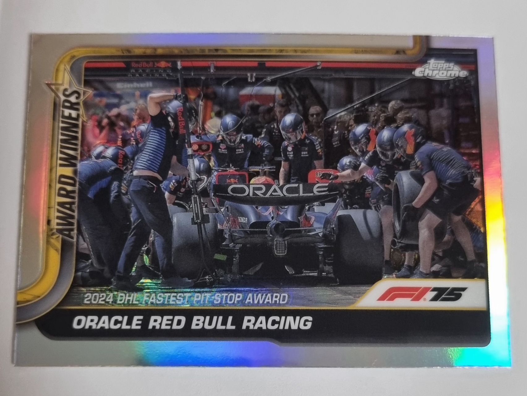2025 F1 레드불 리플렉터 카드 TOPPS CHROME 카드 탑스 크롬