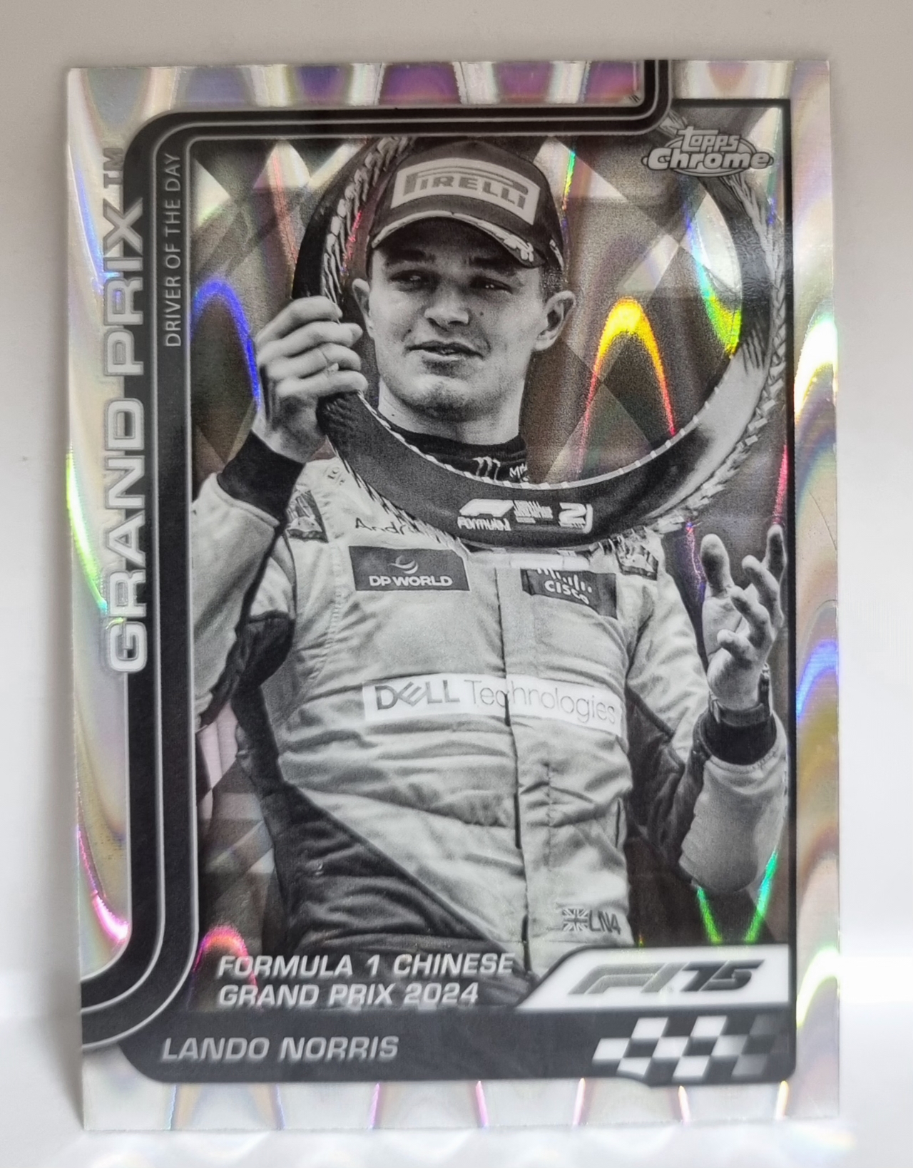 2025 F1 랜도 노리스 레이웨이브 카드 TOPPS CHROME 카드 탑스 크롬