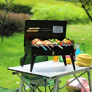 바베큐그릴 대형 원형 직화 훈제 캠핑 숯불 야외 펜션 BBQ 휴대용 화로 화로대 그릴