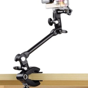 자유로운 180도 카메라 고정집게 1개 27cm 회전형 스포츠 야외활동 다목적 브라켓