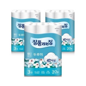 잘풀리는집 두루미 화장지 세트 (90롤 천연펄프)