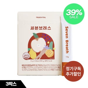 트루바이탈 세븐브레스 아이도잘먹는 배도라지즙 스틱 (30포) 3box