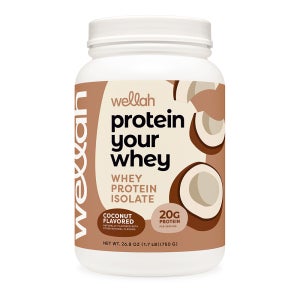 웰라 그래스페드 웨이 프로틴 아이솔레이트 분리유청단백질 WPI 30회분 코코넛, 750g, 1개