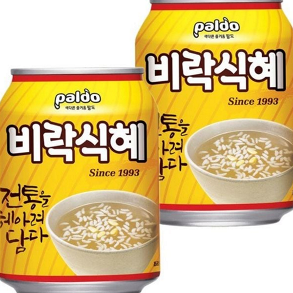 전통 식혜 음료 캔식혜