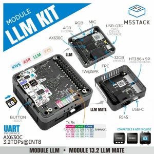 M5Stack LLM 로컬 AI 개발 키트 AX630C 탑재