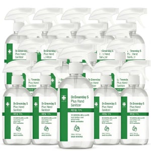 뿌리는 손세정제 닥터그린데이 대용량 손세정 스프레이 리필 에탄올 500ml, 20개