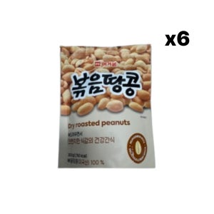 머거본 볶음땅콩 300g, 6개