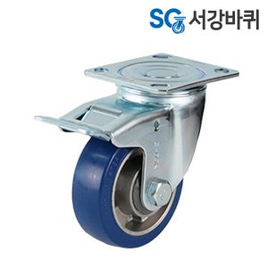 중량바퀴 중하중 우레탄 PLM150(6인치) 장비 설비 바퀴 캐스터 150mm 회전브레이크