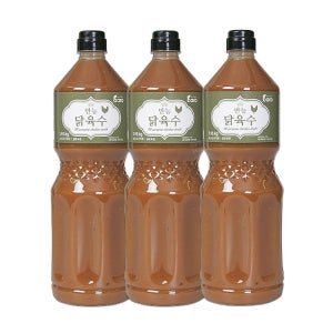 바로 만능닭육수 1.95kg x 3개 업소용 삼계탕 칼국수 닭육수