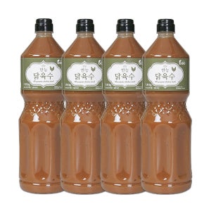 바로 만능닭육수 1.95kg x 4개 업소용 삼계탕 칼국수 닭육수
