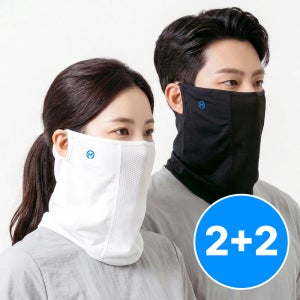 모매착 자외선차단 마스크 4개입 골프 러닝 얼굴햇빛가리개 자전거 등산 쿨링마스크