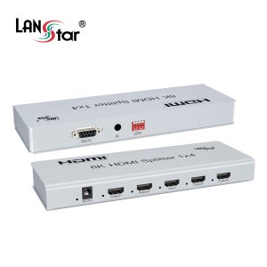 랜스타 HDMI2.1 8K스플리터, 2포트 모니터 분배기