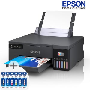 엡손(L8050+기본잉크외 컬러 6색잉크1세트더) 무한 잉크젯 포토프린터 프린터 프린터기