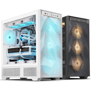다크플래쉬 DLX ULTRA MESH ARGB 빅타워 PC 케이스 화이트