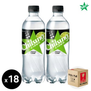 칠성사이다 제로 칼로리 라임, 500ml, 18개