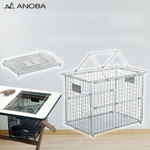 아노바 한정판 폴딩바스켓 M SUS ver ANOBA AN117 스테인레스