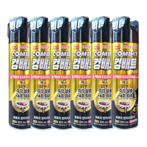 컴배트 맥스 바퀴용 에어졸 500ml 6개 바퀴벌레약 바퀴벌레퇴치